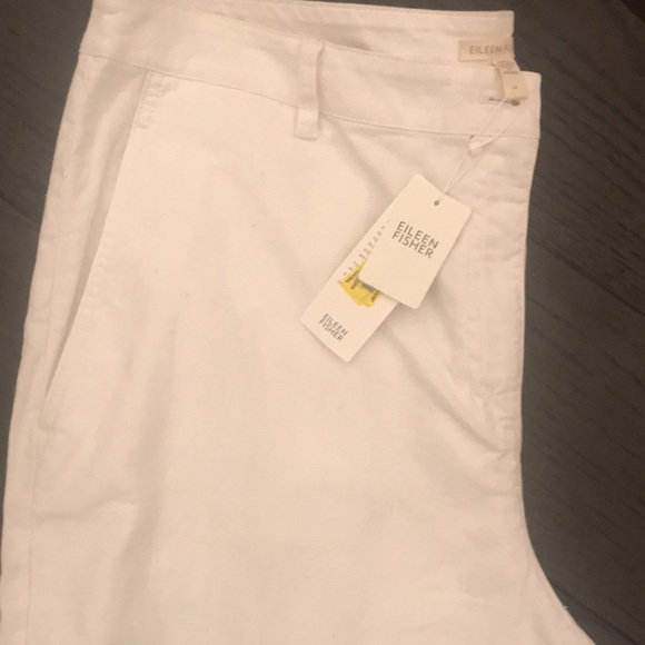 Eileen Fisher Cotton Hemp Stretch Tapered Pant Sz 18 - Picture 9 of 11